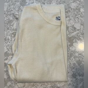White Waffle Knit 100% Cotton Undershirt